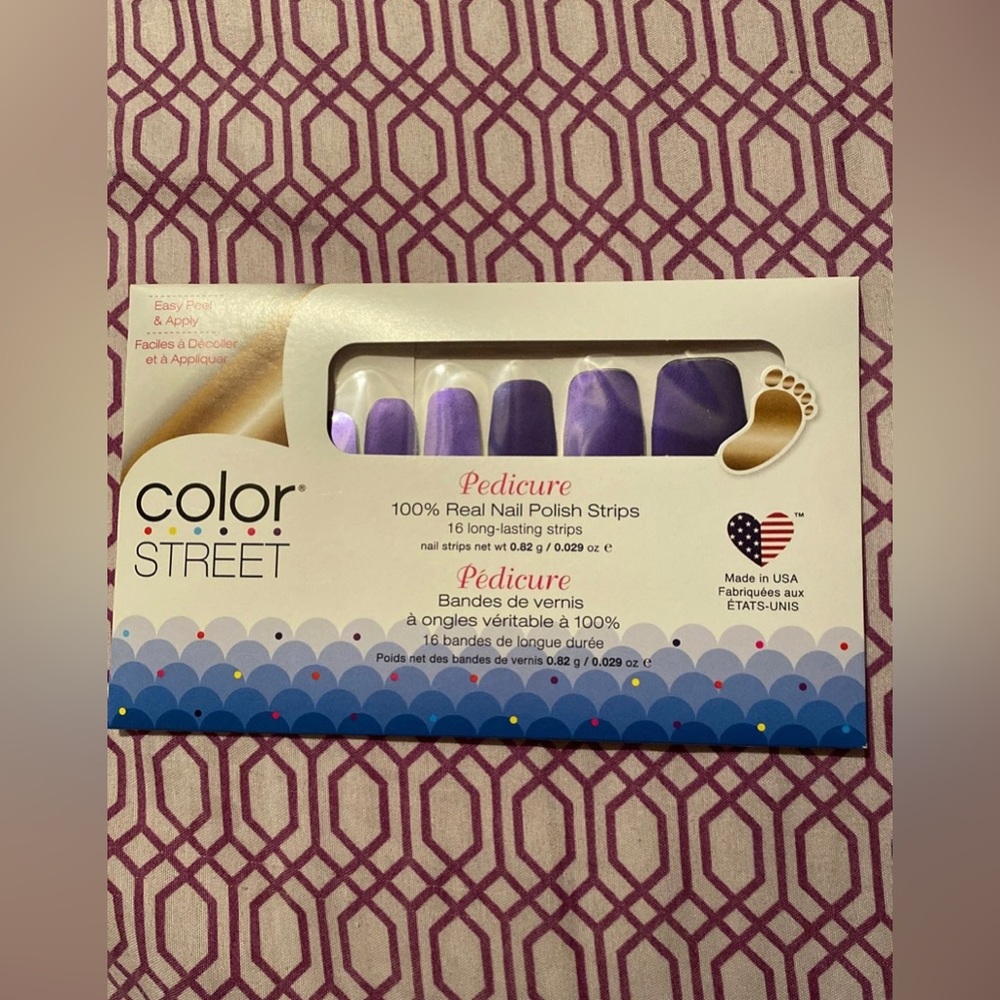 ColorStreet Pedicure NailPolish Strips “Evening Sky”